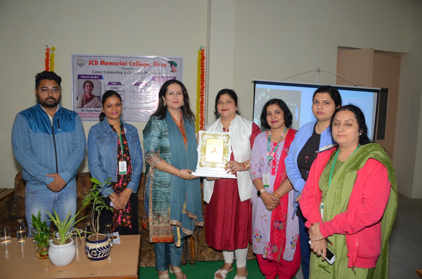 Valediction Of Career Guidance Programme JCD Memorial PG College